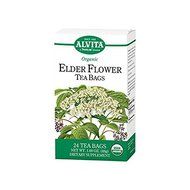 Elder Flower Tea Organic Alvita Tea 24 Bag (pack of 2