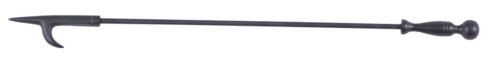 27 Inch Black Fire Poker in Wrought Iron