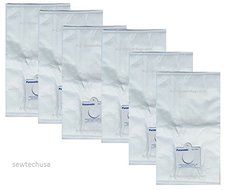 Genuine Panasonic Mc-v295h Type C-19 Synthetic Hepa Vacuum Cleaner Bags / 6 Individual Bags - Genuine Oem Mc-v295h