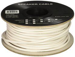 Cmple - 16AWG CL2 Rated 2-Conductor Speaker Cable - 250ft For In-Wall Install. N3