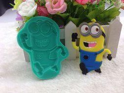 TANGCHU Cupcake Decor Mold Gum Paste Decorating Tool Despicable Me Minions Green N4