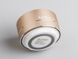 LinDon-Tech Portable Speakers - Super Mini Metal Desk Wireless Powerful Sound Portable Bluetooth Speaker with... N6