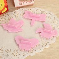 Cake &amp; Cookie Cutters 4PCS Butterfly Bird Shade Fondant Cake Cookie Cutter Mould Plastic Mold N3