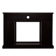 Marianna Media Fireplace - Ebony w/ Reversible Dark Antique N7