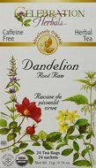 Dandelion Root Raw Tea Organic 24 BAG N4