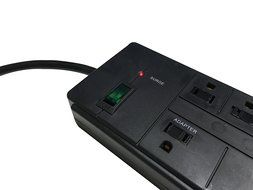 Go Green Power GG-18316BK 8 Outlet Surge Protector, Black