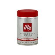 illy Caffe Normale Whole Bean Coffee, Medium Roast, Red Top, 8.8 coffee cans (Pack of 6) Package may vary