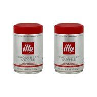 illy Caffe Normale Whole Bean Coffee, Medium Roast, Red Top, 8.8 coffee cans (Pack of 6) Package may vary N2