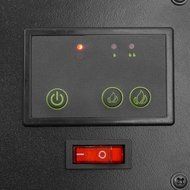 XtremepowerUS Wall Mount Electrical Fireplace Insert Embedded With Realistic Flame (35" Wall Mount) N3