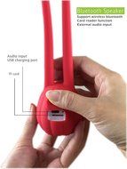 PINGKO Portable Wireless Mini Bluetooth Speaker with Waterproof Dustproof Shockproof - Red