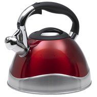 Creative Home Crescendo Whistling Tea Kettle, 3.1-Quart, Black N4