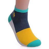 5Pair/Lot Polo Men Socks Colorful Casual Socks 5 Minutes of Yin and Yang Bottom Socks N2