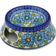 Ceramika Bona H1020H Polish Pottery Ceramic Pet Bowl Hand Painted, 9-Inch