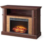 Better Homes and Gardens TV Stand for TV's Up To 54" with Fireplace and Cherry Finish