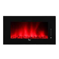 Caesar Hardware 2015 Luxury Linear Wall Mount Recess Freestanding Flame Electric Fireplace, 46-Inch, Multicolor