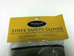Vermont Castings Fireplace and Stove Leather Safety Gloves