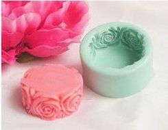 niceeshop(TM) Mini Silicone Lotus Flower Cake Molds DIY Fondant Tool Cake Decorations,Random Color N8