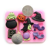 Magic Halloween Fondant Molds Silicone Chocolate Cake Decorating Mold N4