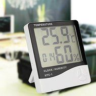 Norbi Indoor Desktop Humidity Meters Monitor Digital Hygrometer Thermometer Hygro Psychrometer with Large LCD... N3