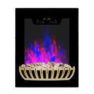 19" Wall Mount Electric Fireplace Space Heater LED Remote 1500w 5200BTU