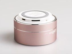 LinDon-Tech Portable Speakers - Super Mini Metal Desk Wireless Powerful Sound Portable Bluetooth Speaker with... N9