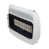 Dyna Glo IR30PTFA 30,000 BTU Liquid Propane Infrared Vent Free Thermostatic Wall Heater with blower and legs N2
