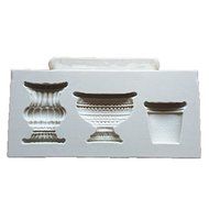 &quot;Silicone Flower Vase Sugar Chocolate Cake Mold Fondant Pastry Mould Decoration Tool&quot; shopping