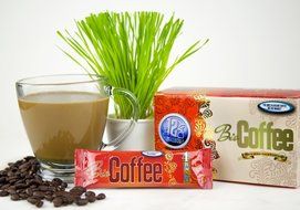 Bio Coffee- First Organic Instant Non-dairy Alkaline Coffee (1 Box) N9
