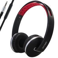 Lightweight Foldable Headphones Adjustable Headband Headsets with Microphone and volume control 3.5mm for kids... N15