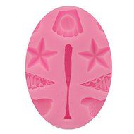 Mr.S Shop 3D Baseball Hat Baseball Bat Baseball Silicone Mold Fondant Chocolate Biscuit Candy Mold DIY Baking... N5
