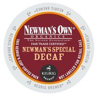 Green Mountain Coffee Newman's Special Decaf, K-Cup Portion Pack for Keurig K-Cup Brewers, Certified Organic,...