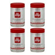 illy Caffe Normale Whole Bean Coffee, Medium Roast, Red Top, 8.8 coffee cans (Pack of 6) Package may vary N4