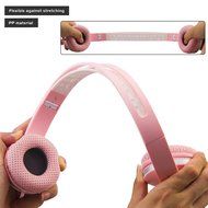 Lightweight Foldable Headphones Adjustable Headband Headsets with Microphone and volume control 3.5mm for kids... N20