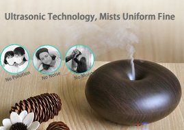 GerTong 100ml Cool Mist Humidifier Aroma Essential Oil Diffuser for Office Home Bedroom Living Room Study Yoga... N8