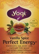 Yogi Tea Vanilla Spice Perfect Energy Tea Bags - 16 ct N3