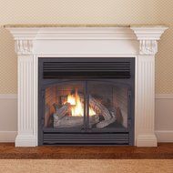 Duluth Forge Dual Fuel Vent Free Fireplace Insert - 32,000 BTU, Remote Control, FDF400RT-ZC N4