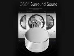 LinDon-Tech Portable Speakers - Super Mini Metal Desk Wireless Powerful Sound Portable Bluetooth Speaker with... N16