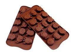15 Holes Funny Animals Silicone Mold Cake Mould Elephants Cupcake Tiger Pan Soap Ice Cube Bakeware Tools