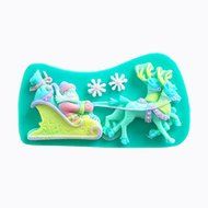 MathildaBaking Collection - Reindeer Sleigh Santa Claus Christmas Style Mold Wedding Decor Theme Birthday Party...