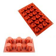 2win2buy Silicone Cake Mold Set Chocolate Pudding Mold(2 Pack Set)