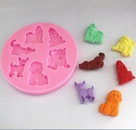 HSE 3D Animal Silicone Chocolate Mold,Fondant Cake Decorating Tools,Silicone Soap Mould,Cake Molds