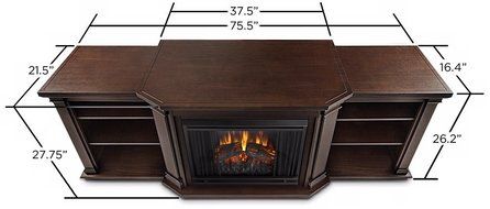 Real Flame Valmont Entertainment Center Electric Fireplace N7