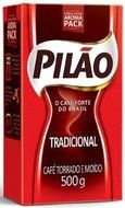 Pilao Coffee Traditional Roast and Ground- Caf&eacute; Torrado e Mo&iacute;do - 17.60oz. (500g)(PACK OF 4)
