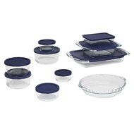 NEW Pyrex 19 Piece Bake and Store Set - Clear