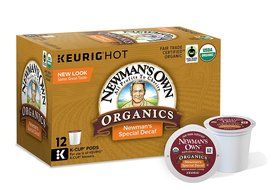 Newman's Own Organics Special Decaf Keurig K-Cups Coffee, 12 Count