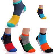 5Pair/Lot Polo Men Socks Colorful Casual Socks 5 Minutes of Yin and Yang Bottom Socks N6