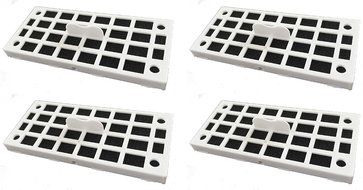 Replacement Air Deodorizer Filter Compatible GE Cafe Series Refrigerator Odor Removed - 4 Filters N3
