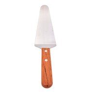 Happu-store(TM) 1 Pcs Pizza Shovel Wooden Hand Stainless Party Cake Pie Pastry Server Cutter N3