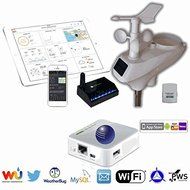 Ambient Weather WS-1400-IP-WEATHERBRIDGE OBSERVER Solar Powered Wireless Internet Remote Monitoring Weather Station... N3