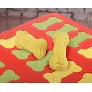 Simply Silver - Dog Treat Large Baking Trays, Puppy Pets Dog Paws &amp; Bones Silicone Cake Molds - Unbranded N5